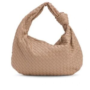 a new day Tan Woven Shoulder Bag